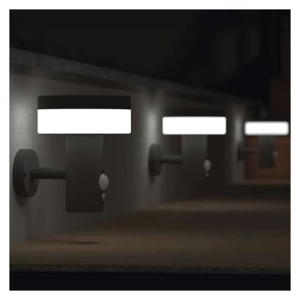 LED Saules enerģijas sienas lampa ar sensoru LED/2W/3,7V 1200 mAh IP44