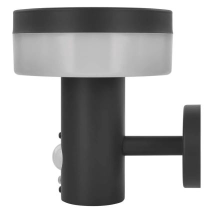 LED Saules enerģijas sienas lampa ar sensoru LED/2W/3,7V 1200 mAh IP44