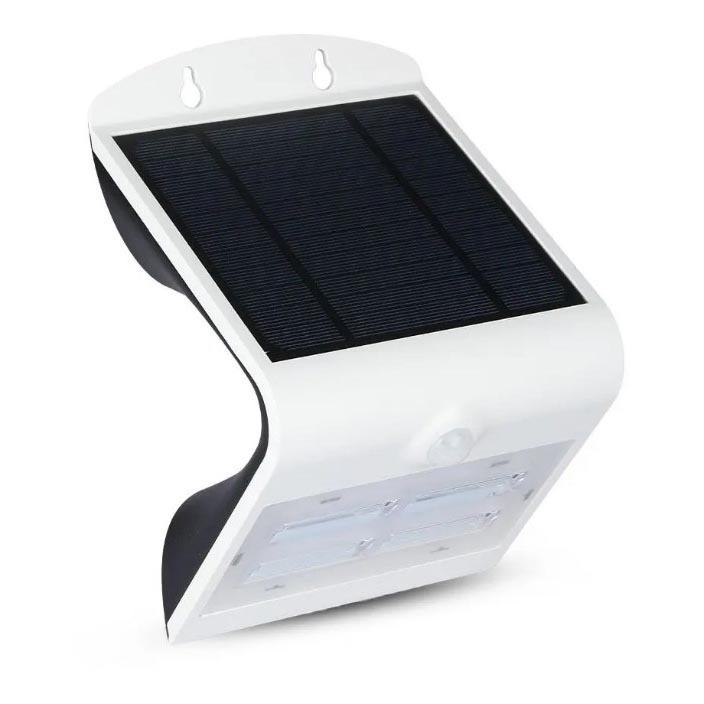 LED Saules enerģijas sienas lampa ar sensoru LED/3W/3,7V 3000/4000K IP65 2000 mAh balta