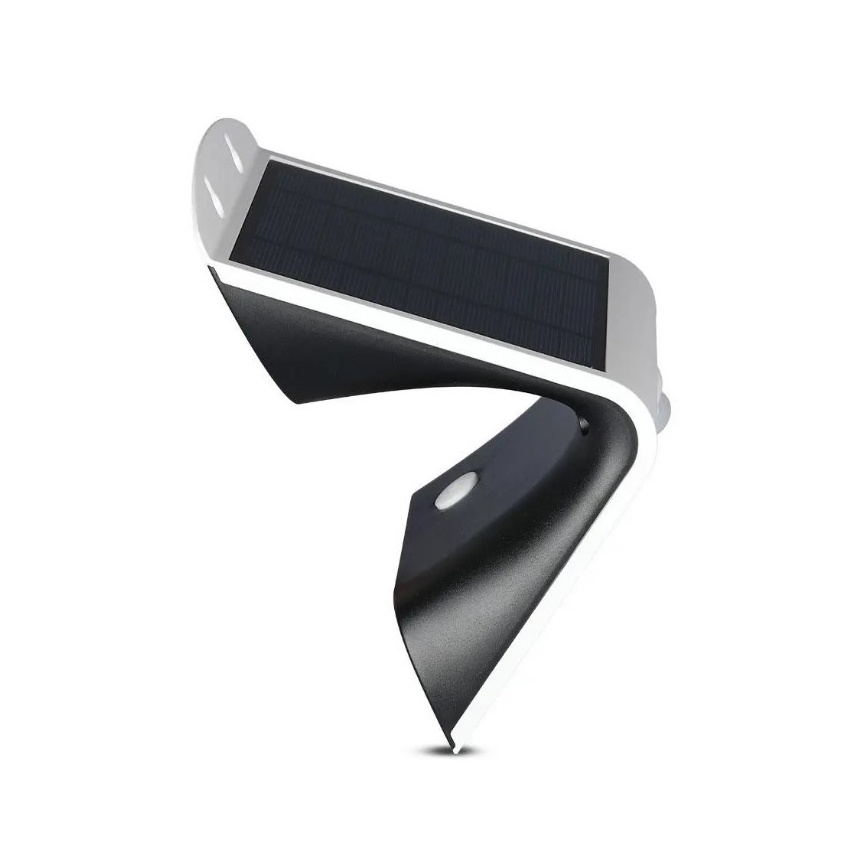 LED Saules enerģijas sienas lampa ar sensoru LED/3W/3,7V 3000/4000K IP65 2000 mAh balta