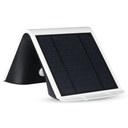 LED Saules enerģijas sienas lampa ar sensoru LED/3W/3,7V 3000/4000K IP65 2000 mAh balta
