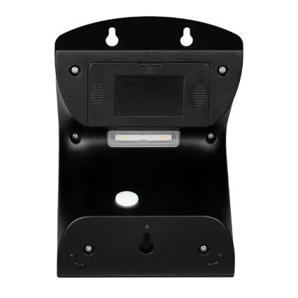 LED Saules enerģijas sienas lampa ar sensoru LED/3W/3,7V 3000/4000K IP65 melna