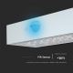LED Saules enerģijas sienas lampa ar sensoru LED/3W/3,7V 3000K/4000K IP65 balta