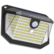 LED Saules enerģijas sienas lampa ar sensoru LED/4W/5,5V IP65