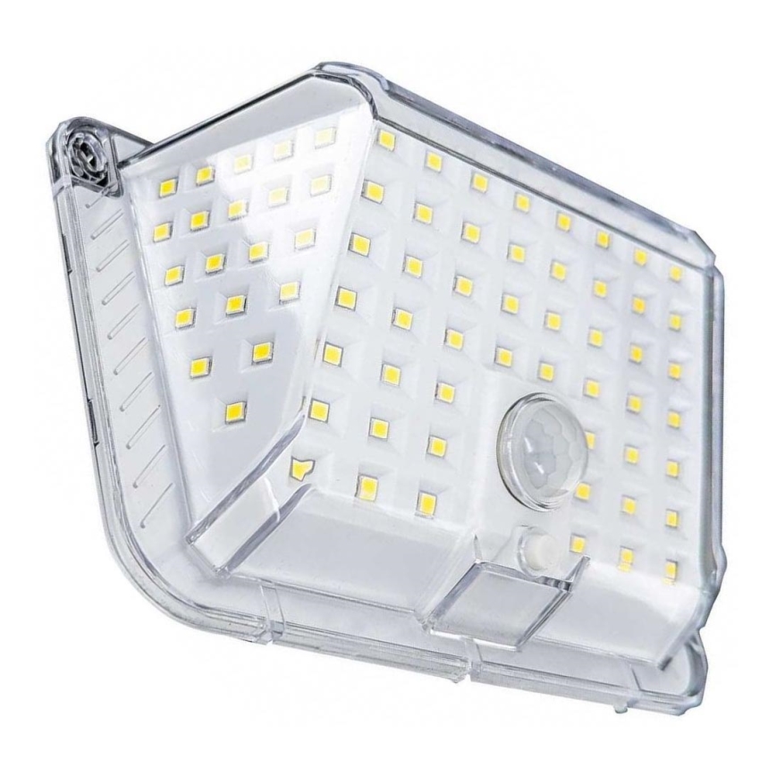 LED Saules enerģijas sienas lampa ar sensoru LED/5W/3,7V 1200 mAh IP44