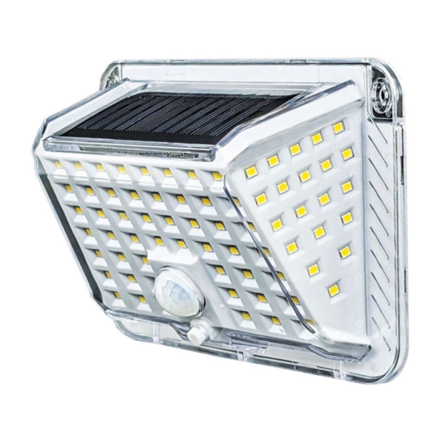 LED Saules enerģijas sienas lampa ar sensoru LED/5W/3,7V 1200 mAh IP44