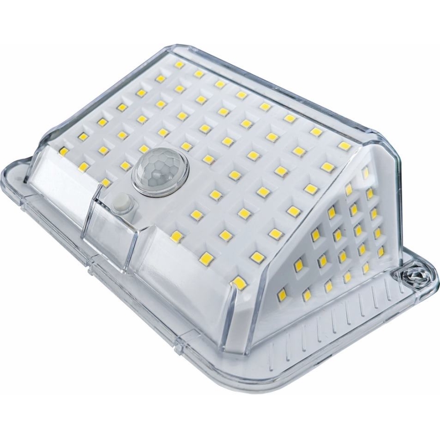 LED Saules enerģijas sienas lampa ar sensoru LED/5W/3,7V 1200 mAh IP44