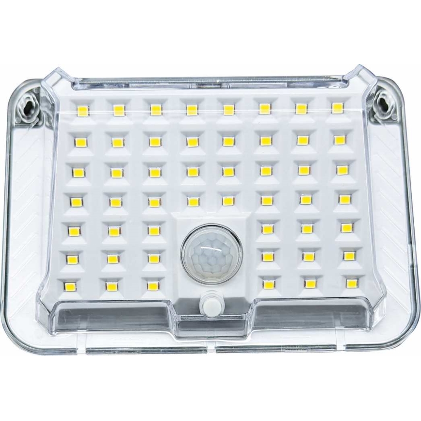 LED Saules enerģijas sienas lampa ar sensoru LED/5W/3,7V 1200 mAh IP44
