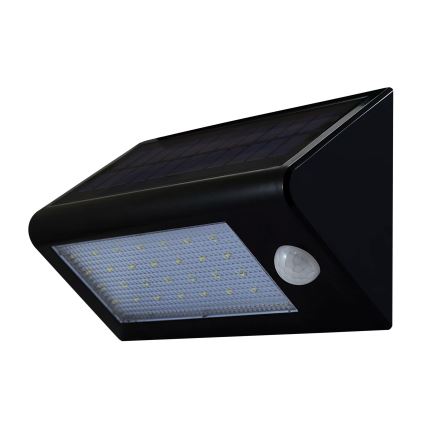 LED Saules enerģijas sienas lampa ar sensoru LED/5W IP44