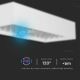 LED Saules enerģijas sienas lampa ar sensoru LED/6W/3,7V IP65 4000K balta