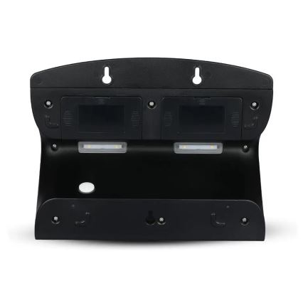 LED Saules enerģijas sienas lampa ar sensoru LED/7W/3,7V 4000K IP65 melna