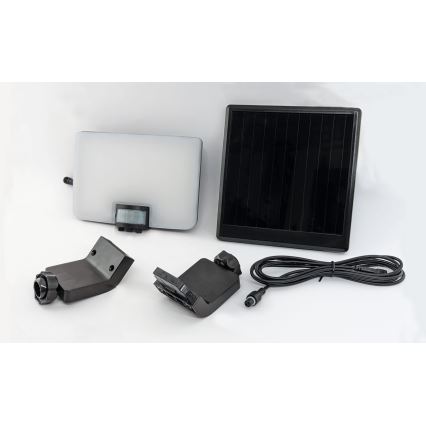 LED Saules enerģijas sienas lampa ar sensoru LED/8W/3,7V 2000 mAh IP54