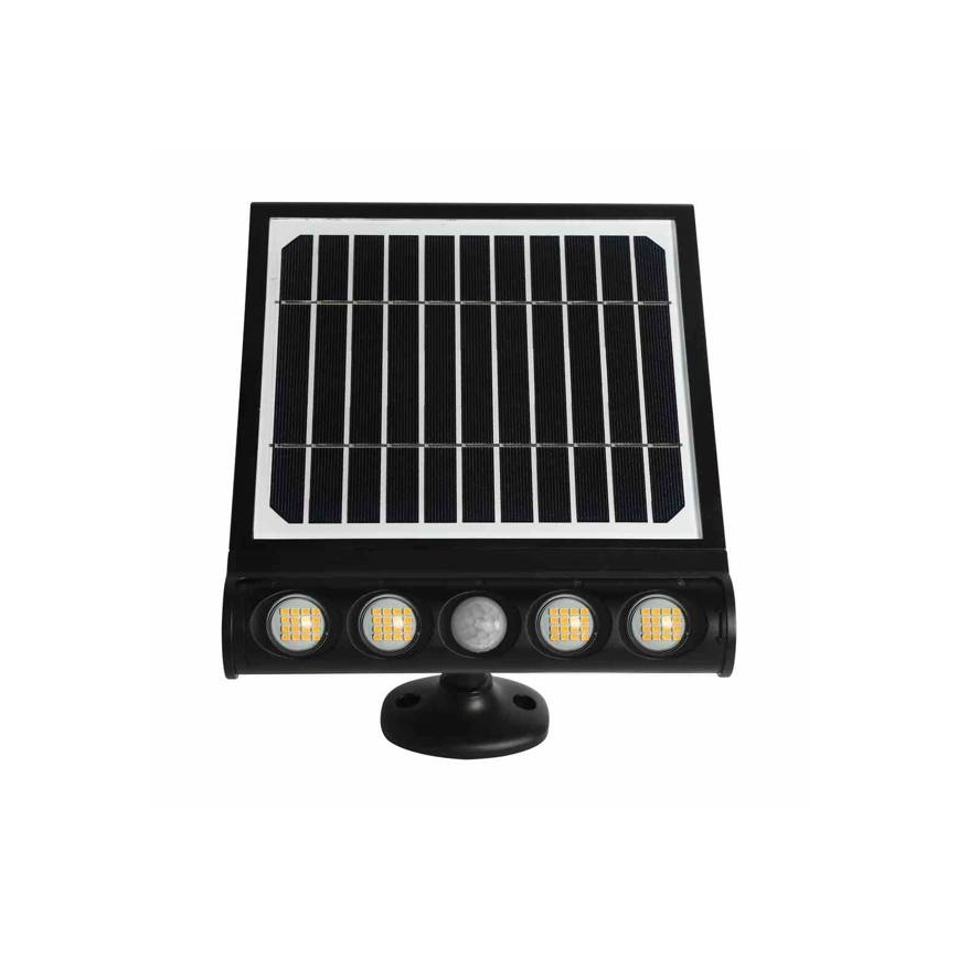 LED Saules enerģijas sienas lampa ar sensoru LED/8W/3,7V 4000 mAh 4000K IP65