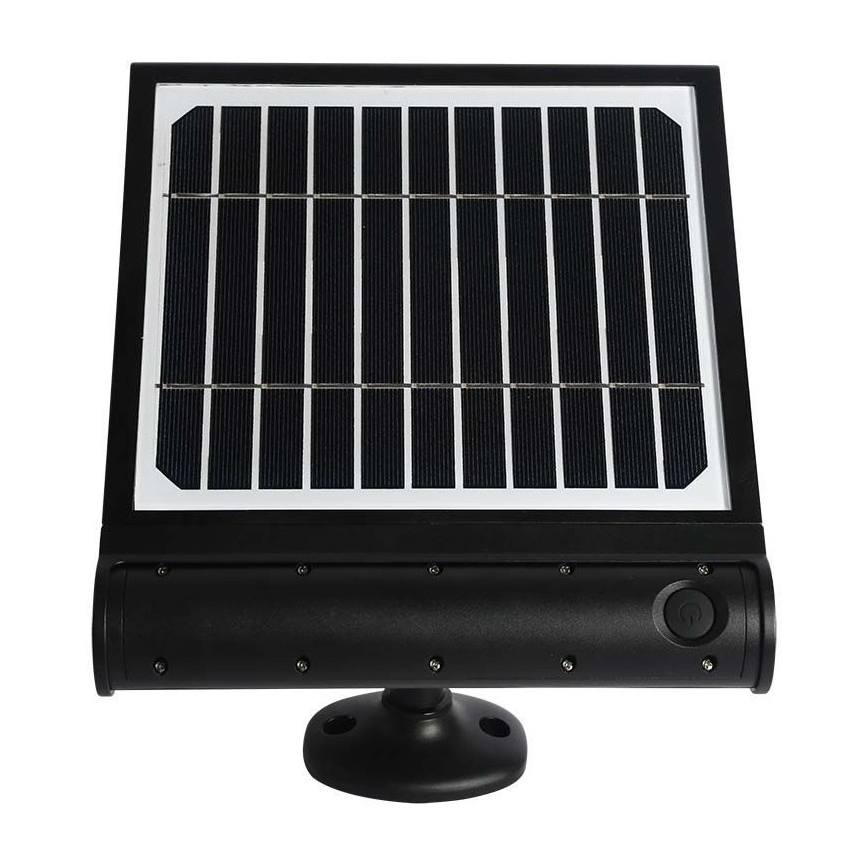 LED Saules enerģijas sienas lampa ar sensoru LED/8W/3,7V IP65 3000K