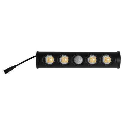 LED Saules enerģijas sienas lampa ar sensoru LED/8W/3,7V IP65 3000K