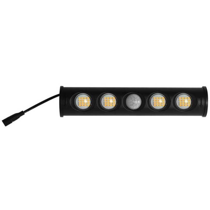 LED Saules enerģijas sienas lampa ar sensoru LED/8W/3,7V IP65 4000K 4000 mAh