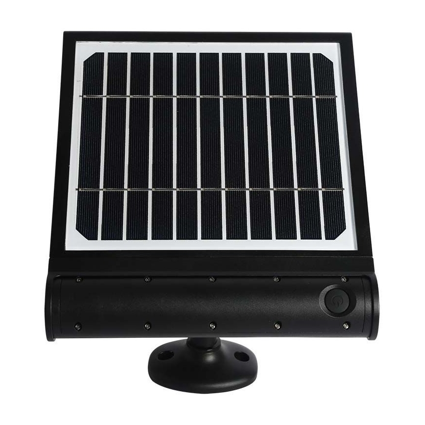 LED Saules enerģijas sienas lampa ar sensoru LED/8W/3,7V IP65 6000K