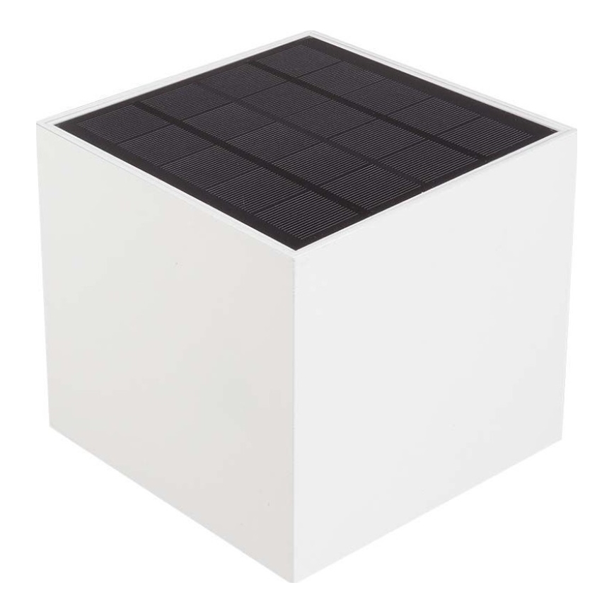 LED Saules enerģijas sienas lampa ar sensoru LED/9W/3,7V IP65 3000K balta