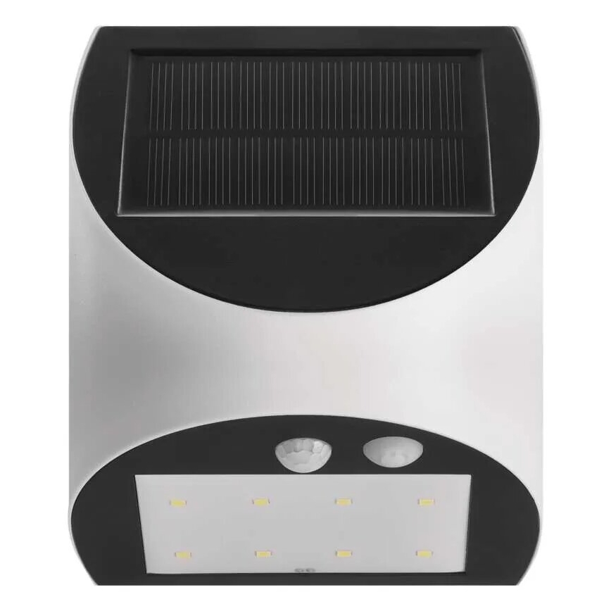 LED Saules enerģijas sienas lampa ar sensoru LUMI LED/3,7W 1200mAh IP54 balta