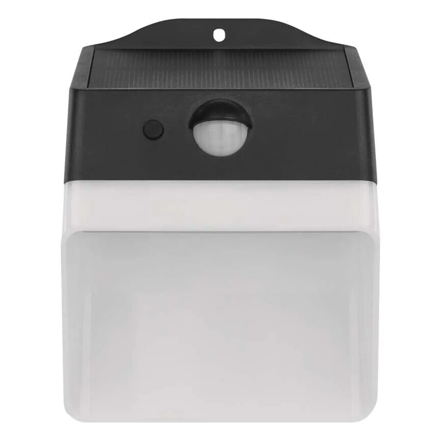 LED Saules enerģijas sienas lampa ar sensoru LUMI LED/3,7W IP65 melna