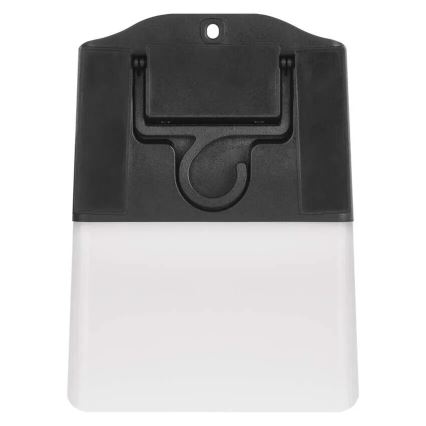 LED Saules enerģijas sienas lampa ar sensoru LUMI LED/3,7W IP65 melna