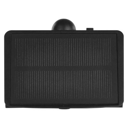 LED Saules enerģijas sienas lampa ar sensoru LUMI LED/3,7W IP65 melna