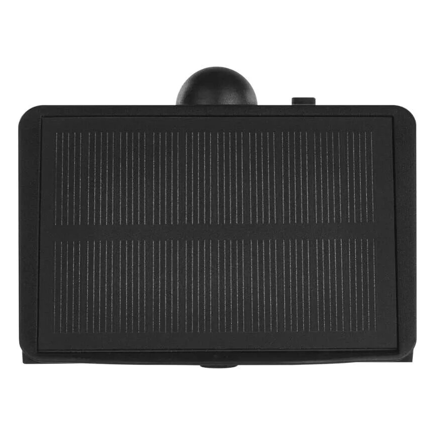 LED Saules enerģijas sienas lampa ar sensoru LUMI LED/3,7W IP65 melna