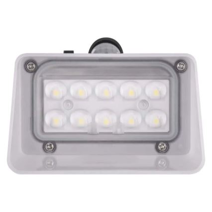 LED Saules enerģijas sienas lampa ar sensoru LUMI LED/3,7W IP65 melna