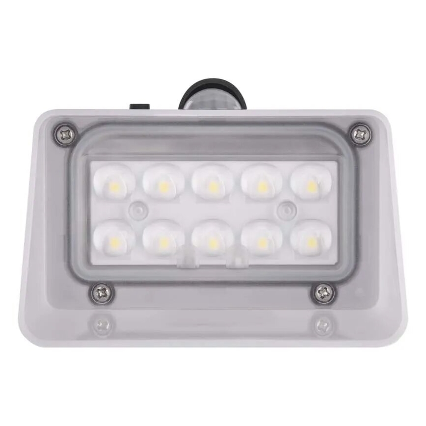 LED Saules enerģijas sienas lampa ar sensoru LUMI LED/3,7W IP65 melna