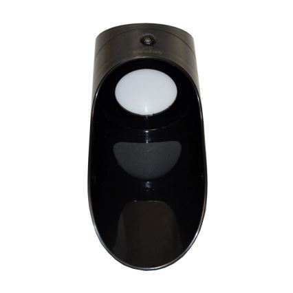 LED Saules enerģijas sienas lampa ar sensoru PALESA LED/1W/3,7V IP65 1800 mAh melna