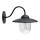 LED Saules enerģijas sienas lampa LED/0,5W/1,2V 600 mAh IP44 melna