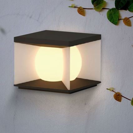 LED Aptumšojama saules enerģijas sienas lampa LED/3W/3,7V IP65 3000K 2600 mAh + tālvadības pults