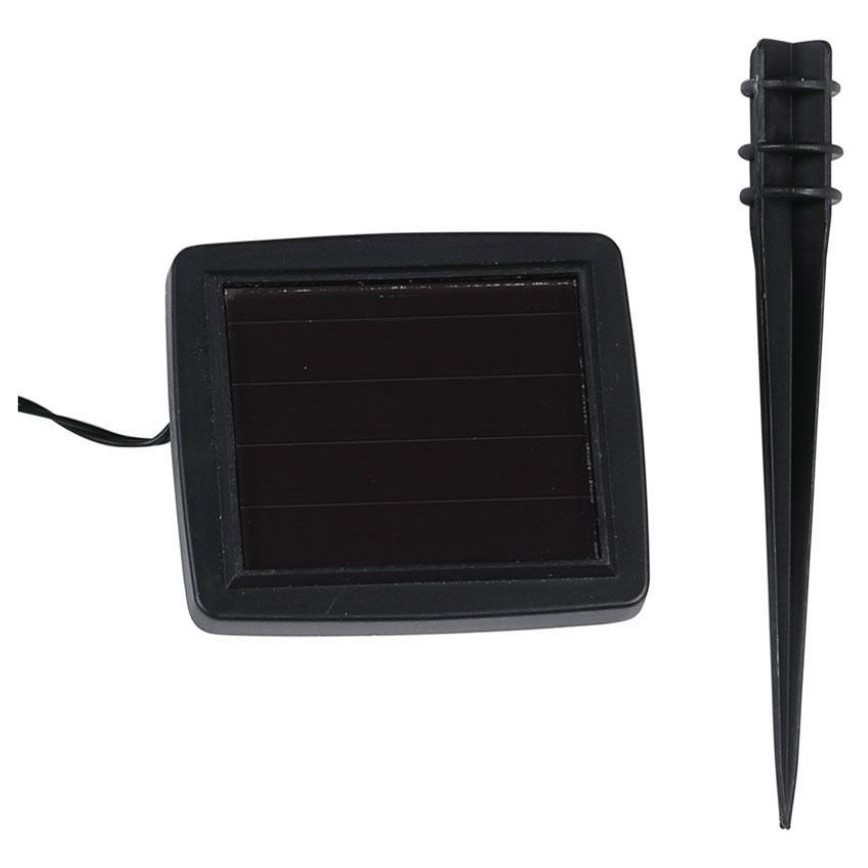 LED Saules enerģijas virtene 10xLED/1W/1,2V 1xAA 2 m IP44 3000K 300 mAh