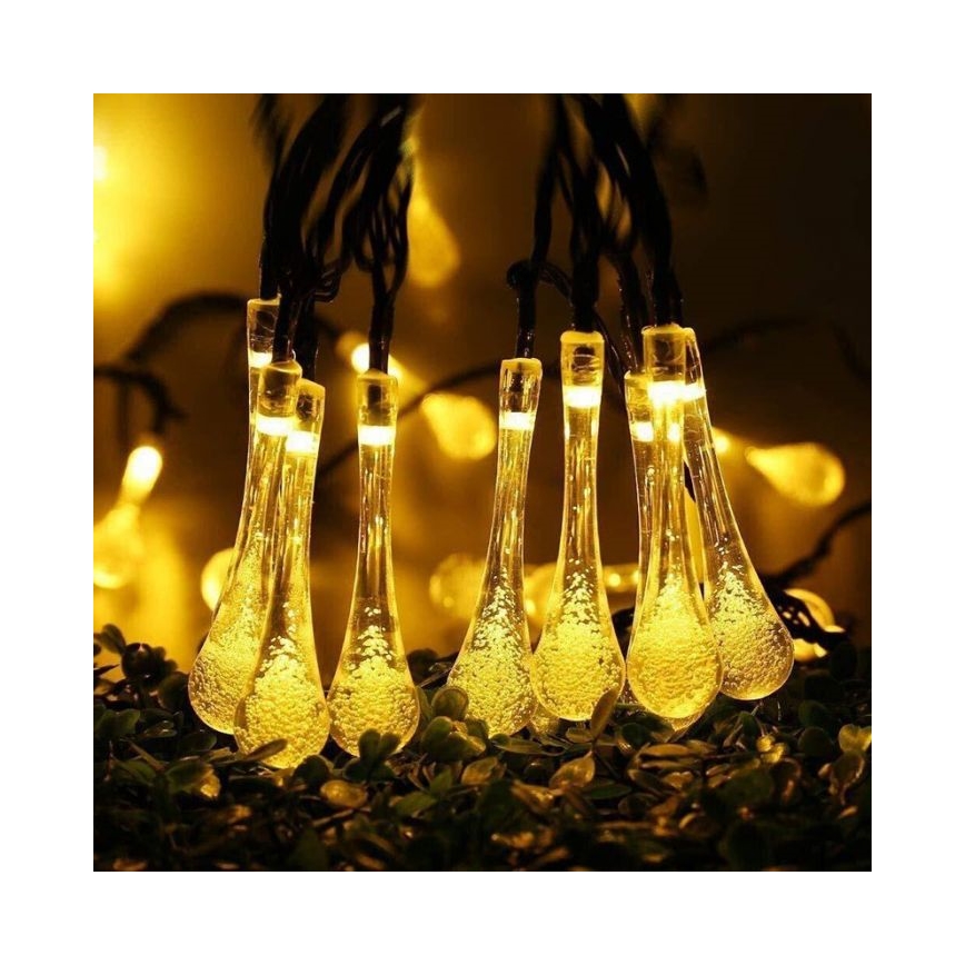 LED Saules enerģijas virtene ar krēslas sensoru 20xLED/0,72W/1,2V 600 mAh 4,7m IP44