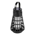 LED saules gaismeklis ar sensoru 2 in 1 LED/1W/3,7V IP54 300 mAh melns