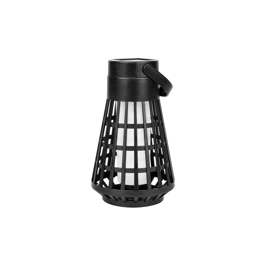 LED saules gaismeklis ar sensoru 2 in 1 LED/1W/3,7V IP54 300 mAh melns