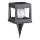 LED saules gaismeklis CUBO LED/3,7V 1200 mAh IP44 melns