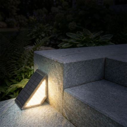LED saules gaismeklis ELI LED/4,5W/3,7V 500 mAh IP44 melns