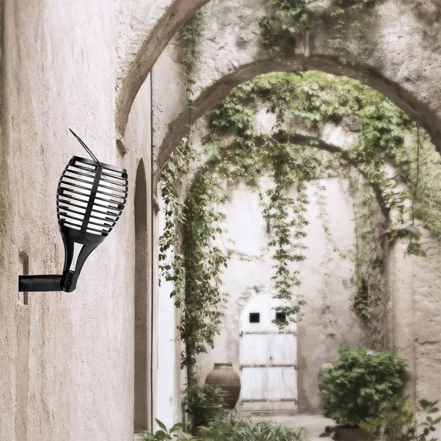 LED saules gaismeklis FLAME 4‑vienā LED/0,45W/3,7V IP44 500 mAh