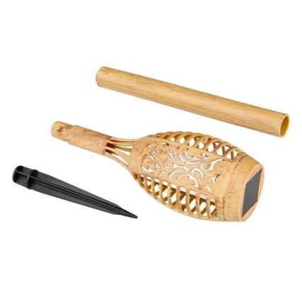 LED saules gaismeklis MINISPARK BAMBOO LED/1,8W/5,5V IP44 600 mAh bēšs