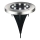 LED saules gaismeklis SOLLY LED/1,2V 6500K Ø 11,5 cm 300 mAh IP44 hromēts