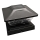 LED saules gaismeklis TOYA LED/4,5W/230V 3000/6500K 600 mAh IP44 melns