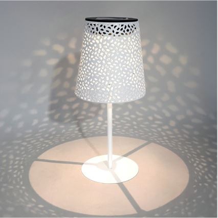 LED saules galda lampa LUVETRA LED/1xAA 4000K IP44 200 mAh balta