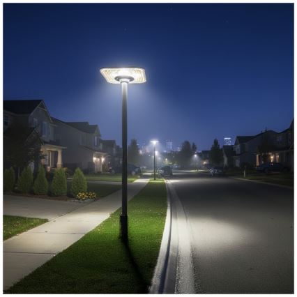 LED saules ielu lampa ar sensoru SOLSUMI LED/25W/3,2V 3000/4000/6500K IP54 24000 mAh + ar tālvadības pulti