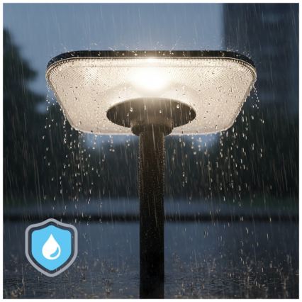 LED saules ielu lampa ar sensoru SOLSUMI LED/25W/3,2V 3000/4000/6500K IP54 24000 mAh + ar tālvadības pulti