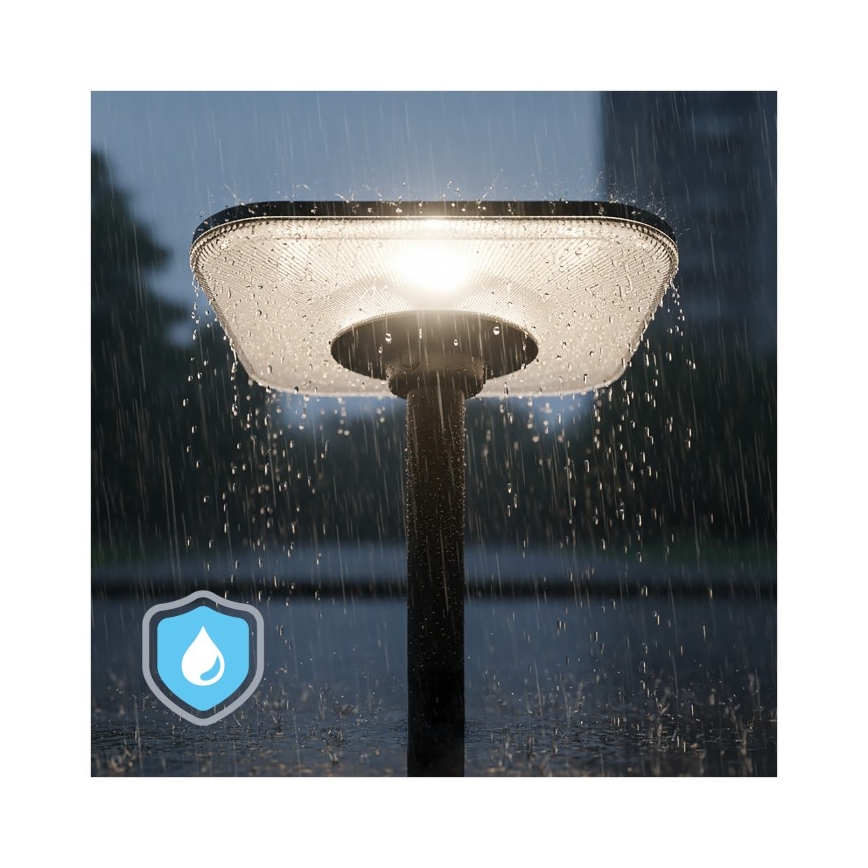 LED saules ielu lampa ar sensoru SOLSUMI LED/25W/3,2V 3000/4000/6500K IP54 24000 mAh + ar tālvadības pulti