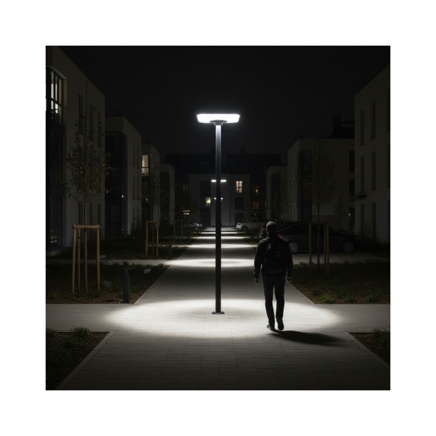 LED saules ielu lampa ar sensoru SOLSUMI LED/25W/3,2V 3000/4000/6500K IP54 24000 mAh + ar tālvadības pulti