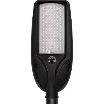 LED saules ielu lampa ar regulējamu spilgtumu un sensoru VENICE LED/100W/3,2V 6000 mAh IP65 melna + tālvadības pults