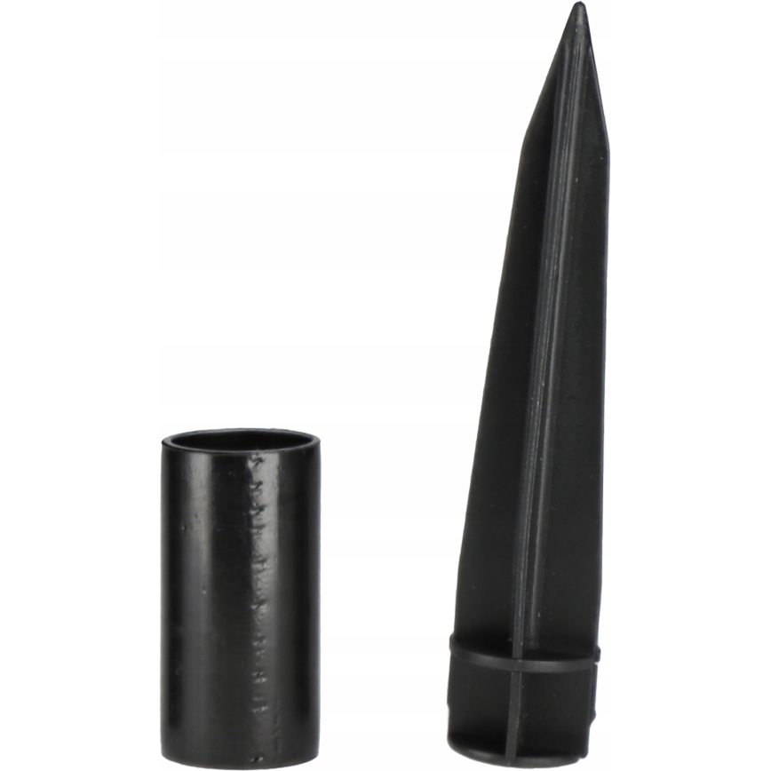 LED saules lampa, 1,2 V, 6500 K, 200 mAh, Ø 10 cm, IP44, balta/melna