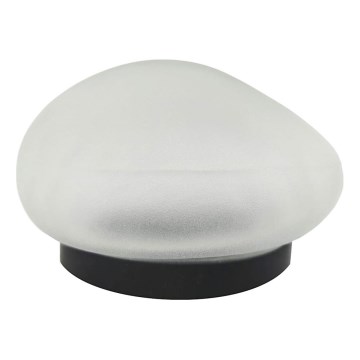 LED saules lampa 2xLED/1,2V 300 mAh IP44 melna/balta